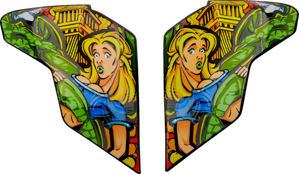 ICON Airflite* Side Plates - Bugoid Blitz - Blue 0133-1431