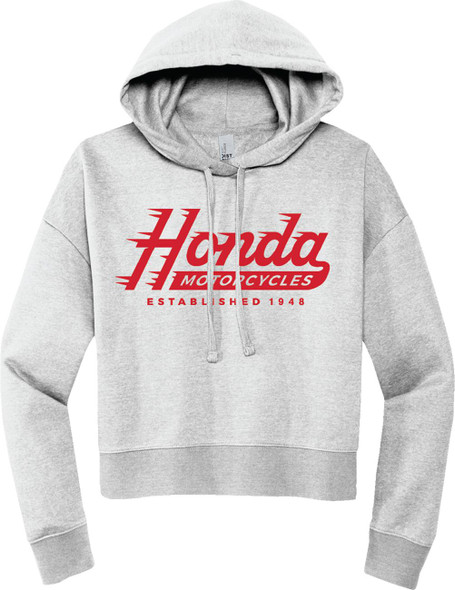  HONDA APPAREL Women's Honda Hoodie - Light Heather Gray - 2XL NP23S-L2295-2X 