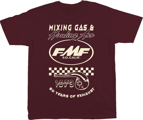  FMF Iconic T-Shirt - Maroon - Medium FA23118910MARMD 