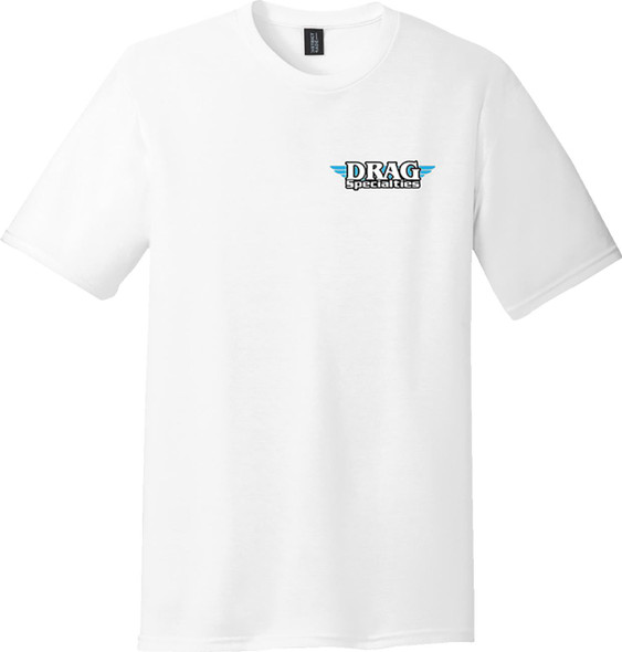  DRAG SPECIALTIES Drag Specialties T-Shirt - White - XL 3030-23620 