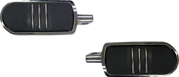  DRAG SPECIALTIES Sweeper Foot Pegs - Chrome - FX P17-0346C 