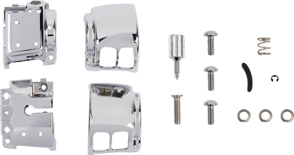  DRAG SPECIALTIES Switch Housing - Cruise - Chrome H07-0773A 