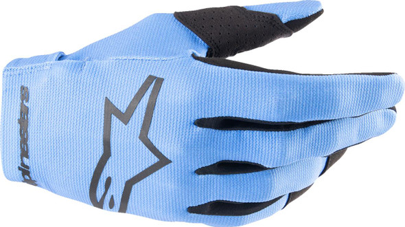  ALPINESTARS Youth Radar Gloves - Light Blue/Black - Large 3541824-7056-L 