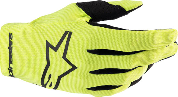  ALPINESTARS Youth Radar Gloves - Fluo Yellow/Black - Medium 3541824-551-M 