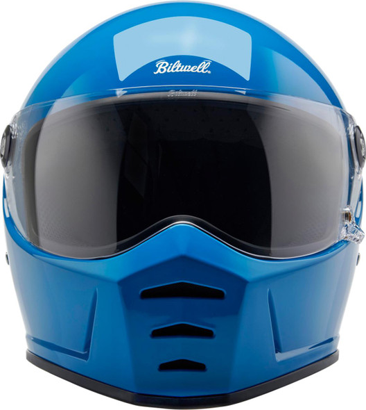  BILTWELL Lane Splitter Helmet - Gloss Tahoe Blue - Medium 1004-129-503 
