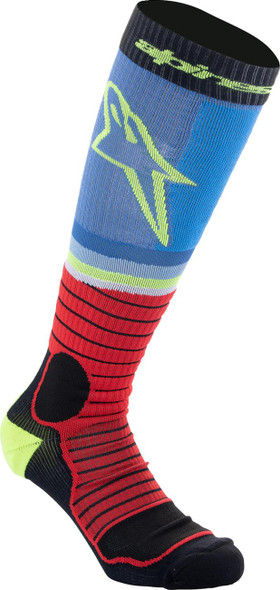  ALPINESTARS MX Pro Socks - Black/Red/Blue/Yellow - Large 4701524-1212-L 