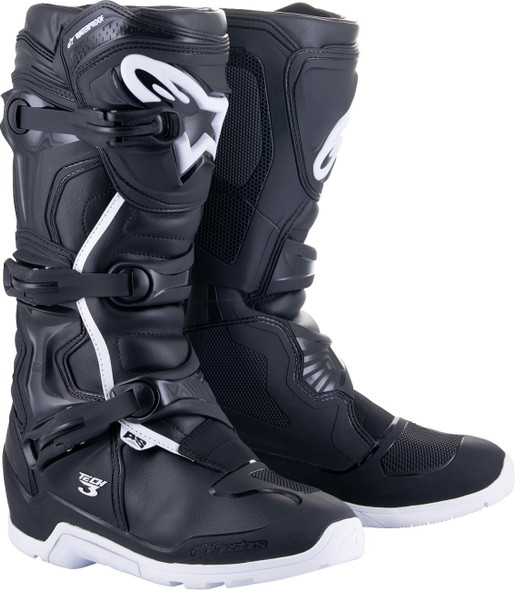  ALPINESTARS Tech 3 Enduro Waterproof Boots - Black/White - US 7/EU 40.5 2013324-12-7 