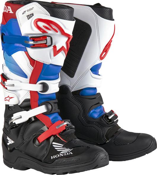  ALPINESTARS Tech 7 Enduro Drystar Boots - Black/White/Blue/Red - US 10 2012723-1272-10 