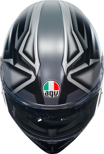  AGV K3 Helmet - Compound - Matte Black/Gray - Small 2118381004008S 