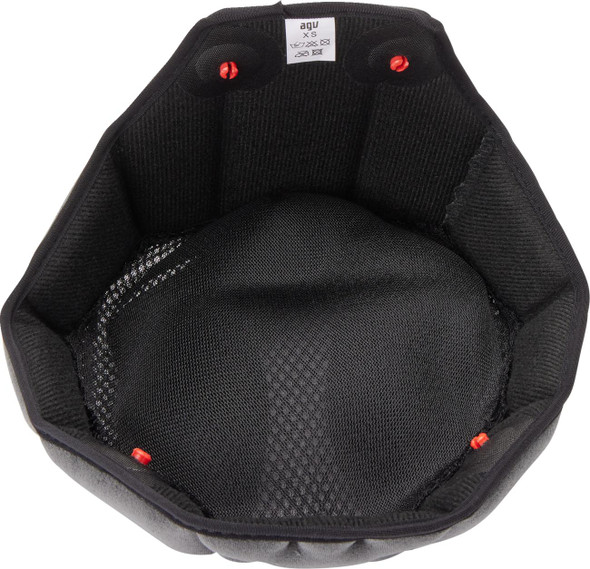  AGV K6/K6 S Liner - Black/Gray - 2XL 20185000466192X 