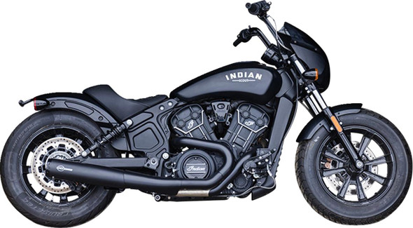 S&S CYCLE 2-into-1 Grand National Exhaust System - Black - Race Only 4111-266-R 