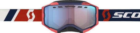  SCOTT Fury Snow Goggles - Red/Blue - Enhancer Blue Chrome 278605-1228347 