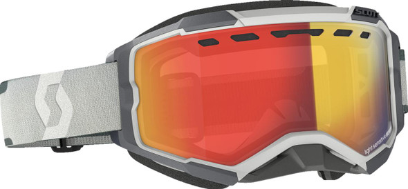  SCOTT Fury Snow Goggles - Light Sensitive - Gray - Red Chrome 278604-0011341 