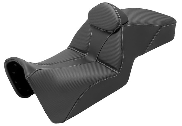  SADDLEMEN Adventure Tour Seat - Low - w/ Backrest - Black - Pan Am '21-'23 821-34-201BR 