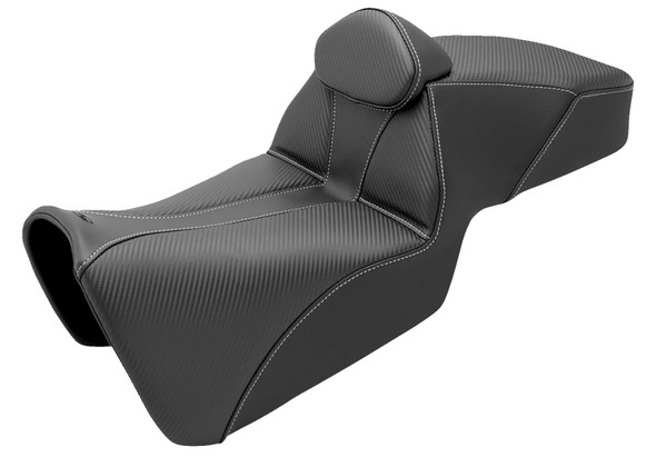  SADDLEMEN Adventure Tour Seat - w/ Backrest - Black - Pan Am '21-'23 821-34-200BR 