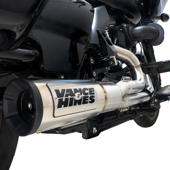  VANCE & HINES Hi-Output RR Heat Shield Kit - Brushed - Stainless Steel 60023 