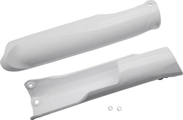 UFO Fork Slider Protectors - White YA04895#046 