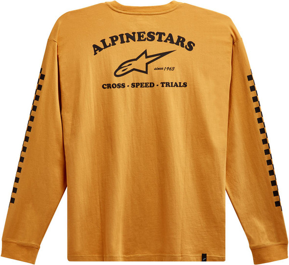  ALPINESTARS Sunday Long-Sleeve T-Shirt - Gold - Medium 12137184059M 