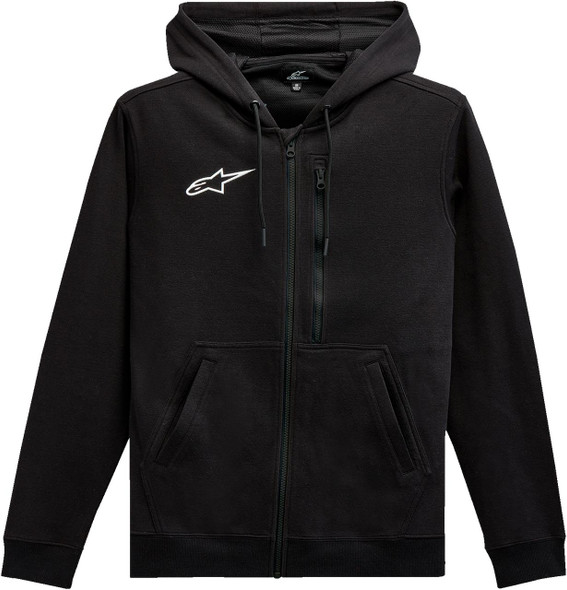  ALPINESTARS Asymmetrical Zip-up Hoodie - Black - 2XL 12135103010XXL 