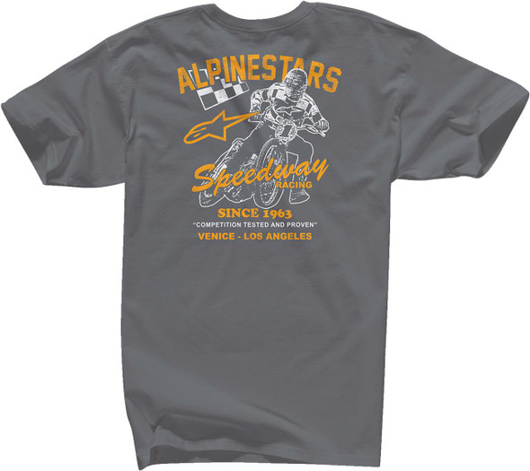  ALPINESTARS Speedway T-Shirt - Charcoal - Medium 12137260018M 