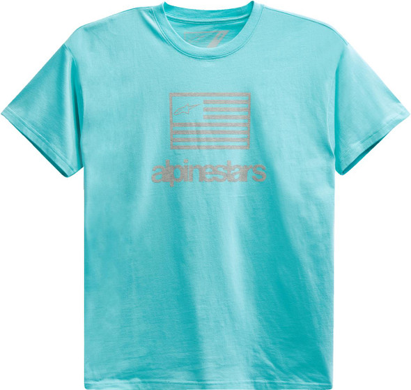  ALPINESTARS Flag T-Shirt - Light Aqua - XL 1213726207206XL 