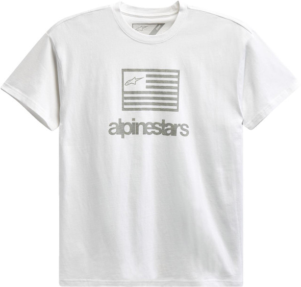  ALPINESTARS Flag T-Shirt - White - Medium 12137262020M 