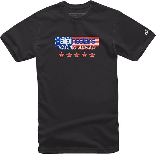  ALPINESTARS USA Again T-Shirt - Black - 2XL 12137261010XXL 