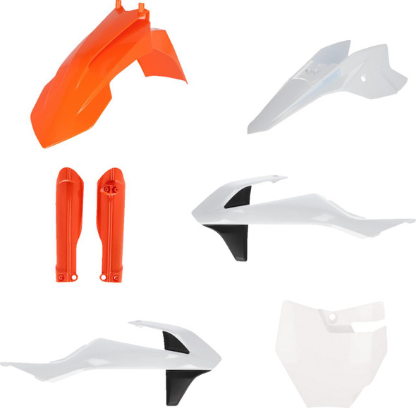  ACERBIS Full Replacement Body Kit - OEM '17 Orange/White/Black 2980585569 