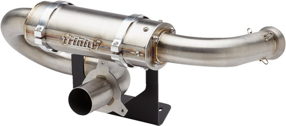  TRINITY RACING Center Exit Slip-On Muffler - Without Tip TR-4184S 