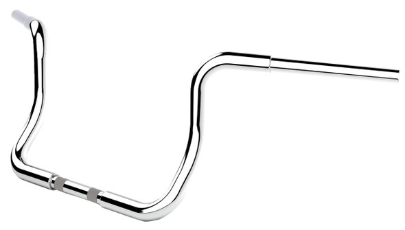  LA CHOPPERS Handlebar - Twin Round - 10" - Chrome LA-7325-10C 