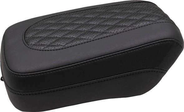  MUSTANG Squareback Seat - Passenger - Black - Diamond Stitch - Chief '22-'24 88202 