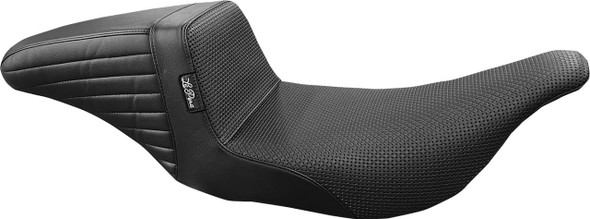 LE PERA Le Pera Kickflip Seat Basketweave Black FLHTCUI 1997-2007 LH-597BW 