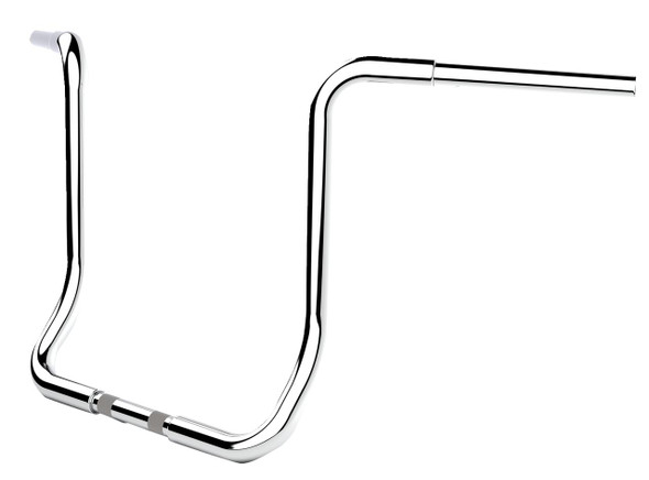  LA CHOPPERS Handlebar - Twin Round - 16" - Chrome LA-7325-16C 