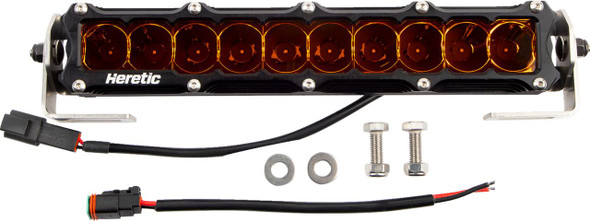  HERETIC Light Bar - 10" - Spot - Amber 51005 