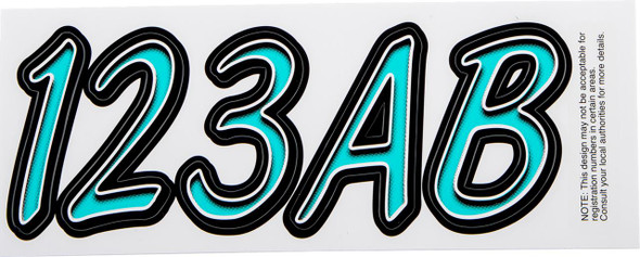 HARDLINE Sticker Kit 400 - Mint/Black MTBKG400 