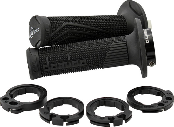  DOMINO D100 D-Lock Grips - Black D10046C4000A9-0 