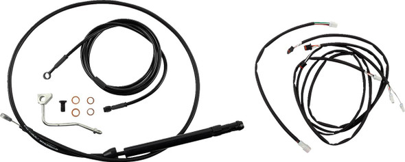  BURLY BRAND Touring Model Control Kit - Gorilla Ape Hanger - 18" - Black B30-1310 