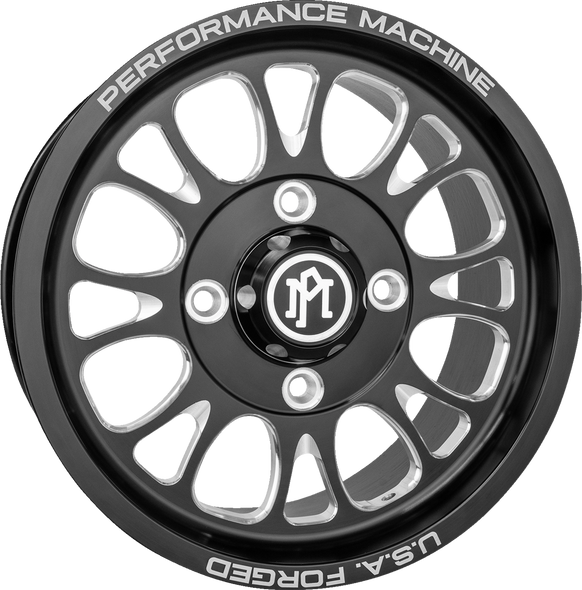 PM OFF-ROAD Wheel - Heathen - Front/Rear - Black/Contrast Cut - 15x7 - 4/137 - 5+2 413B31507015280