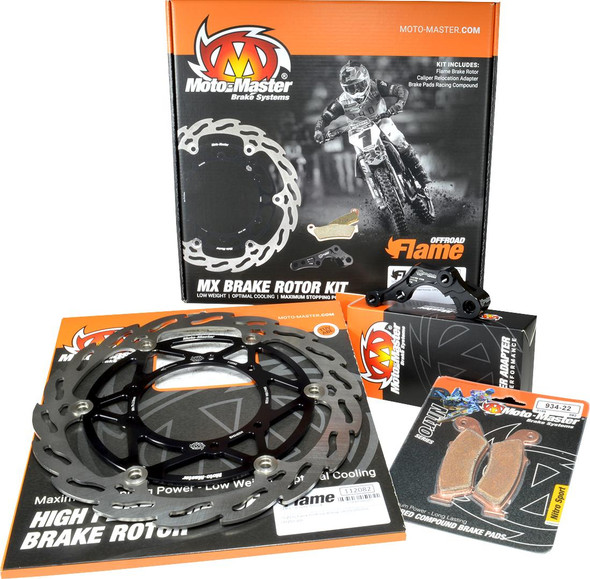  MOTO-MASTER Brake Rotor Kit - Flame Series - 270mm 310020-PU 