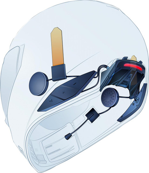  ICON In-Helmet Communicator - Black 4402-0910 