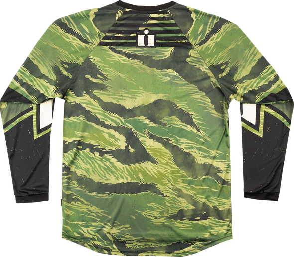 ICON Tiger*s Blood Jersey - Green Camo - Small 2824-0084