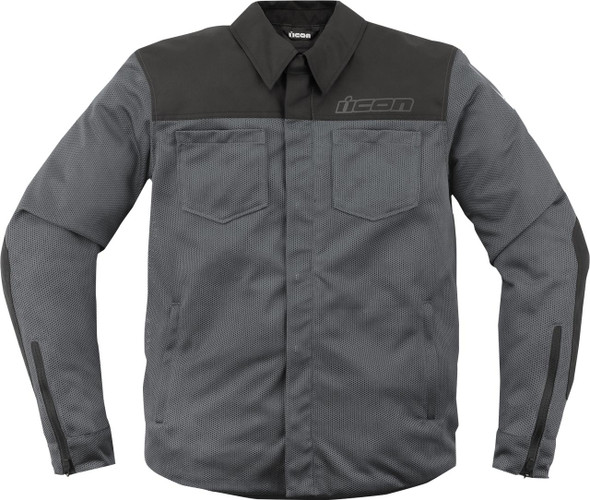  ICON Upstate Mesh CE Jacket - Gray - 2XL 2820-6227 