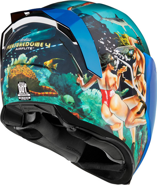  ICON Airflite* Helmet - Pleasuredome 4 - Blue - XS 0101-15000 