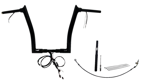 Fat Bagger Inc. 14" Pointed Top Handlebar Kit for 2015-2020 Harley Road Glide FLTRX/S 909314-B