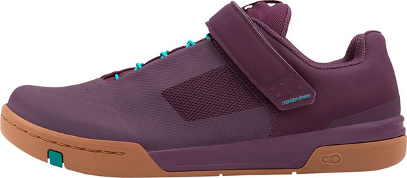  CRANKBROTHERS Stamp Speed Lace Flat Shoes - Purple/Gum - US 8.5 STS29546A085 