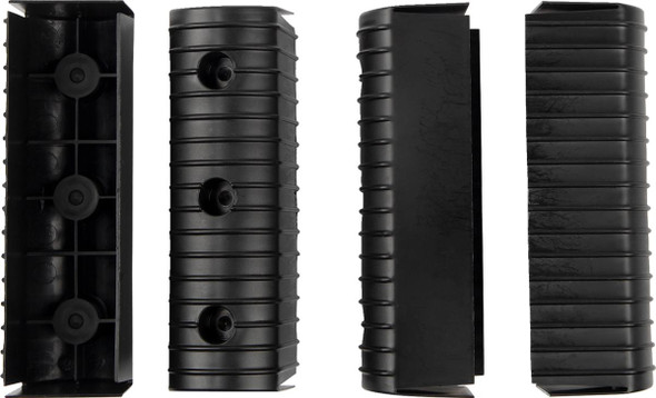  CALIBER Bunk Wrap Endcap - 2"x6" - Black - 4 Pack 23053-BK 