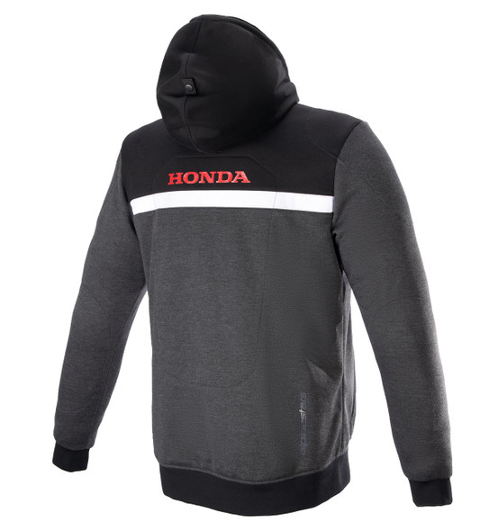  ALPINESTARS Honda Chrome Street Hoodie - Black/Gray/Red - Medium 4201323-1908-M 