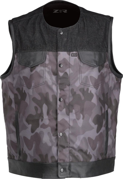  Z1R Nightfire Camo Vest - Black/Gray - Medium 2830-0625 