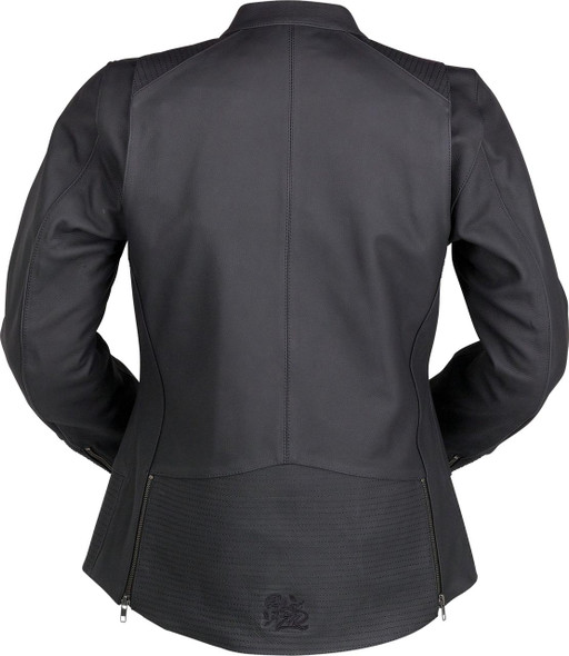  Z1R Women's Matchlock Leather Jacket - Black - 1W 2813-1030 