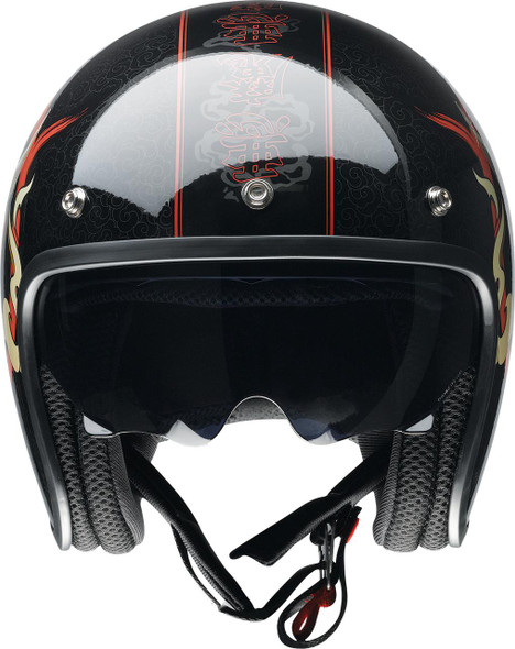  Z1R Saturn Helmet - Devilish - Gloss Black/Red - Large 0104-2879 